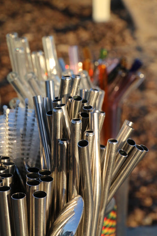 Metal Straw - 8.25" and Straw Cleaner