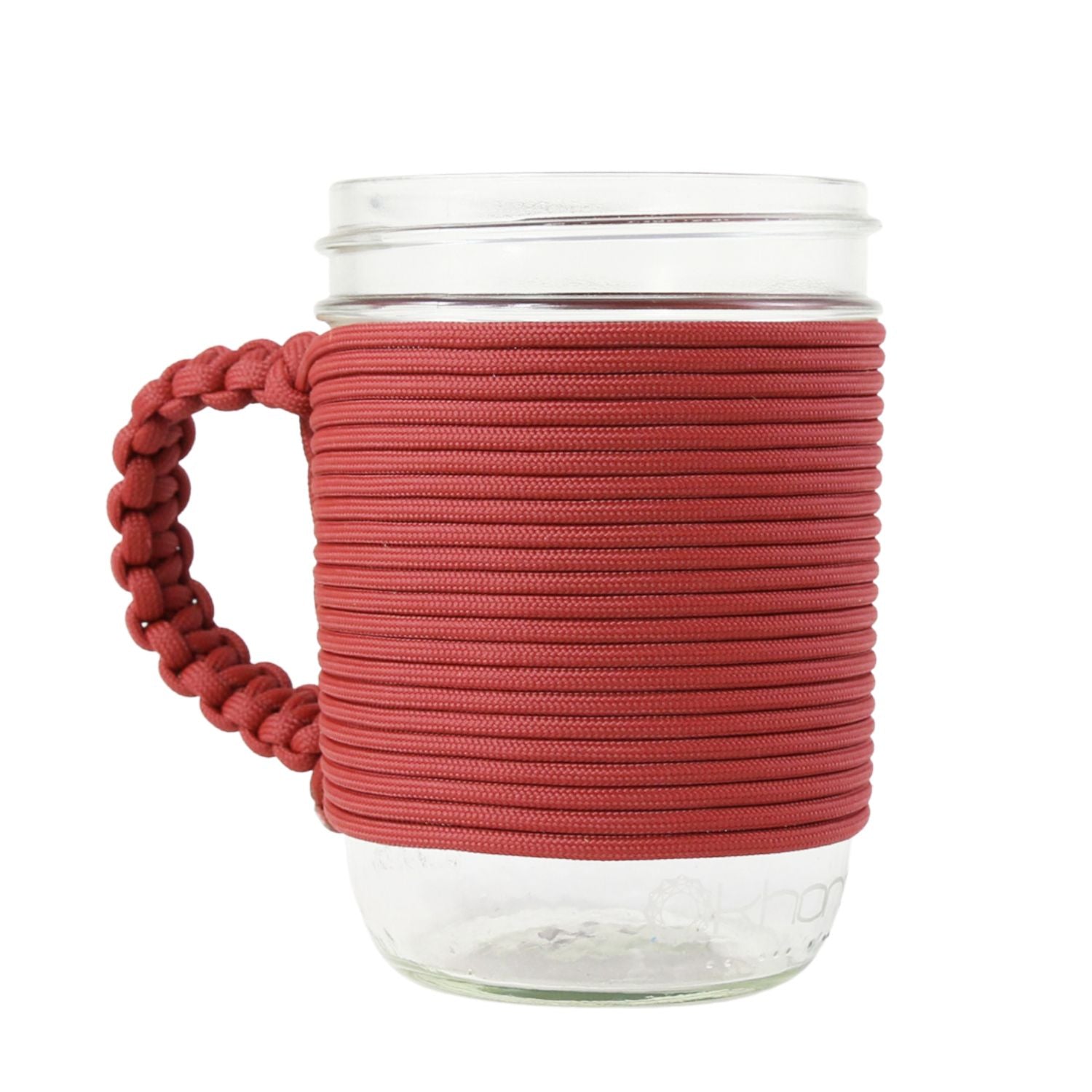 Mason Craft & More Red 18 oz Coffee Mug Cup Ceramic Raised Letters