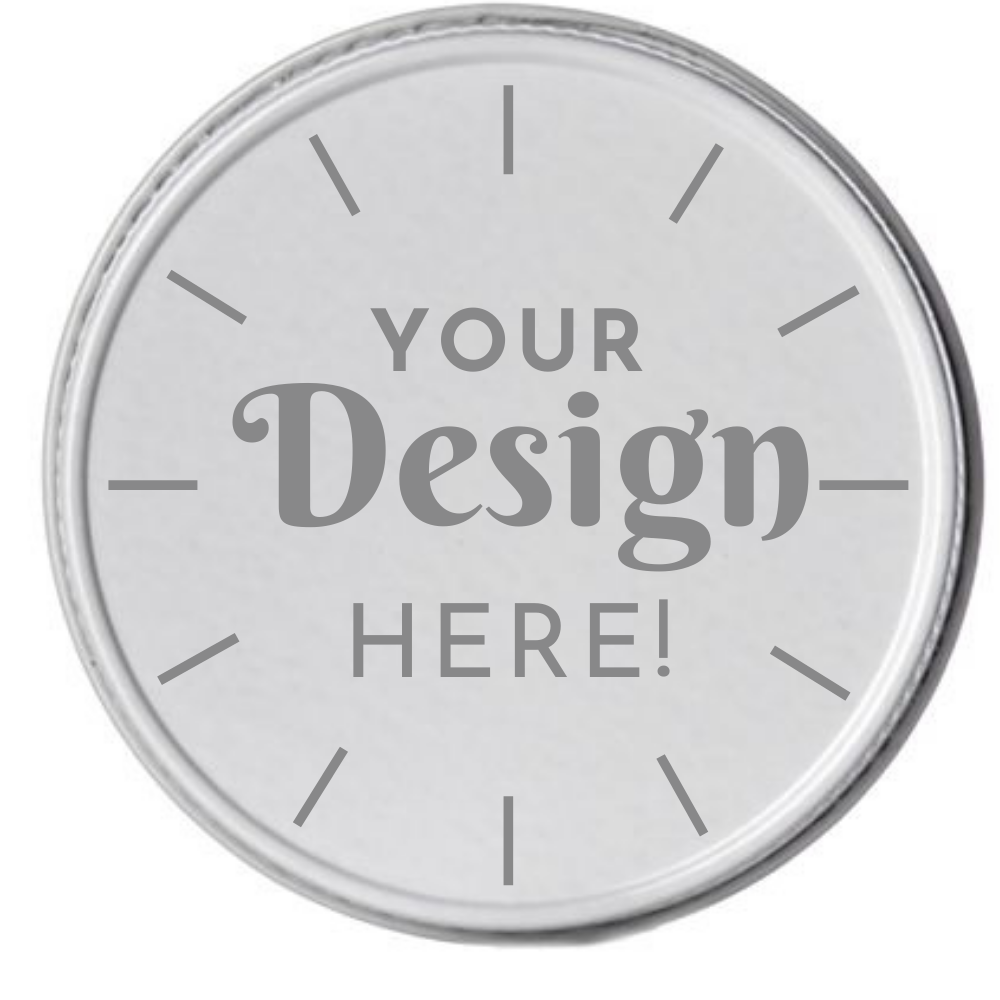 Personalized Regular Mouth White Lid